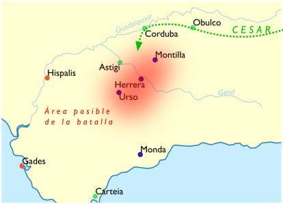 Mapa batalla Munda