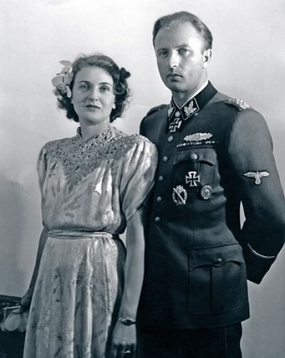 Boda de Hermann Fegelein con Margarete Braun