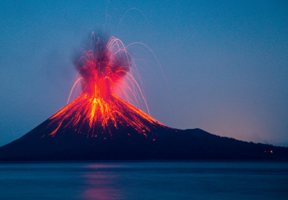 El 10 de abril de 2020 el Anak Krakatoa despertó de su letargo. Esta vez, la erupción duró tan solo 40 minutos