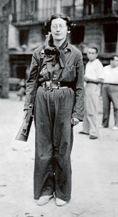 Simone Weil en la Columna Durruti