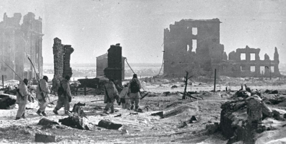 Centro de Stalingrado tras la liberación