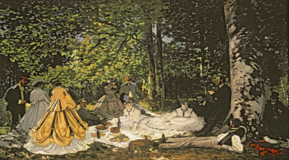 El desayuno sobre la hierba, de Monet